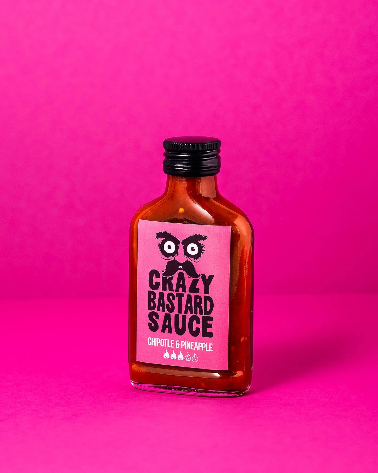 Chipotle & Pineapple 100ml Hot Sauce Crazy Bastard Sauce