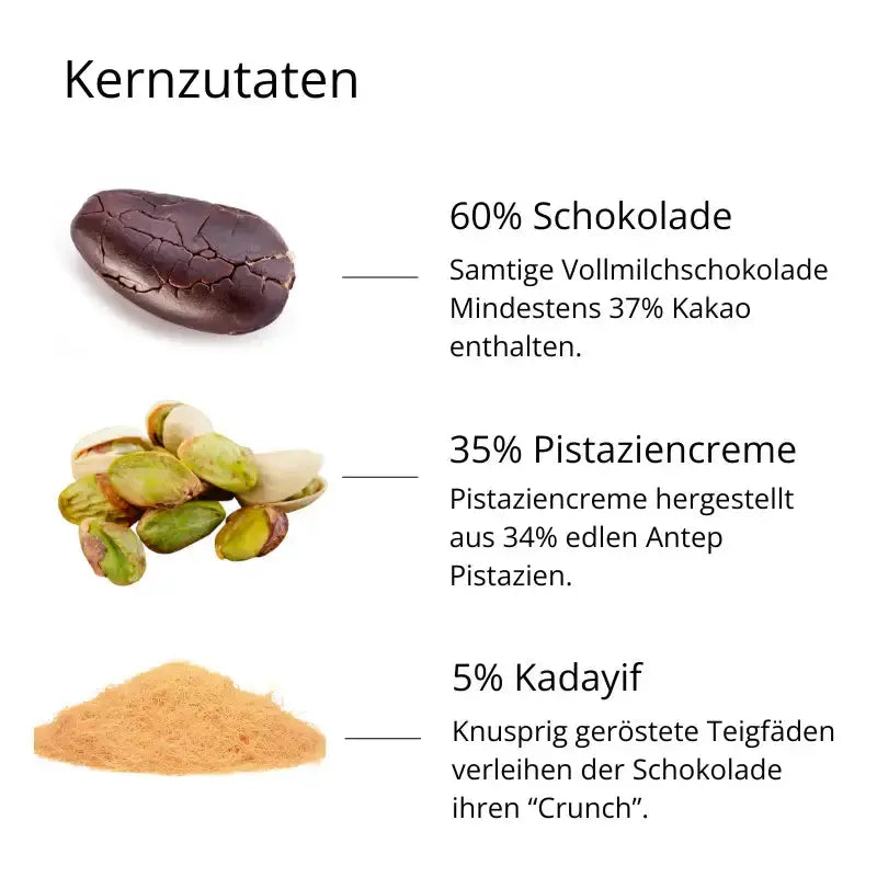 Dubai Style Chocolate (100 g) Kaffee und Schokolade GmbH