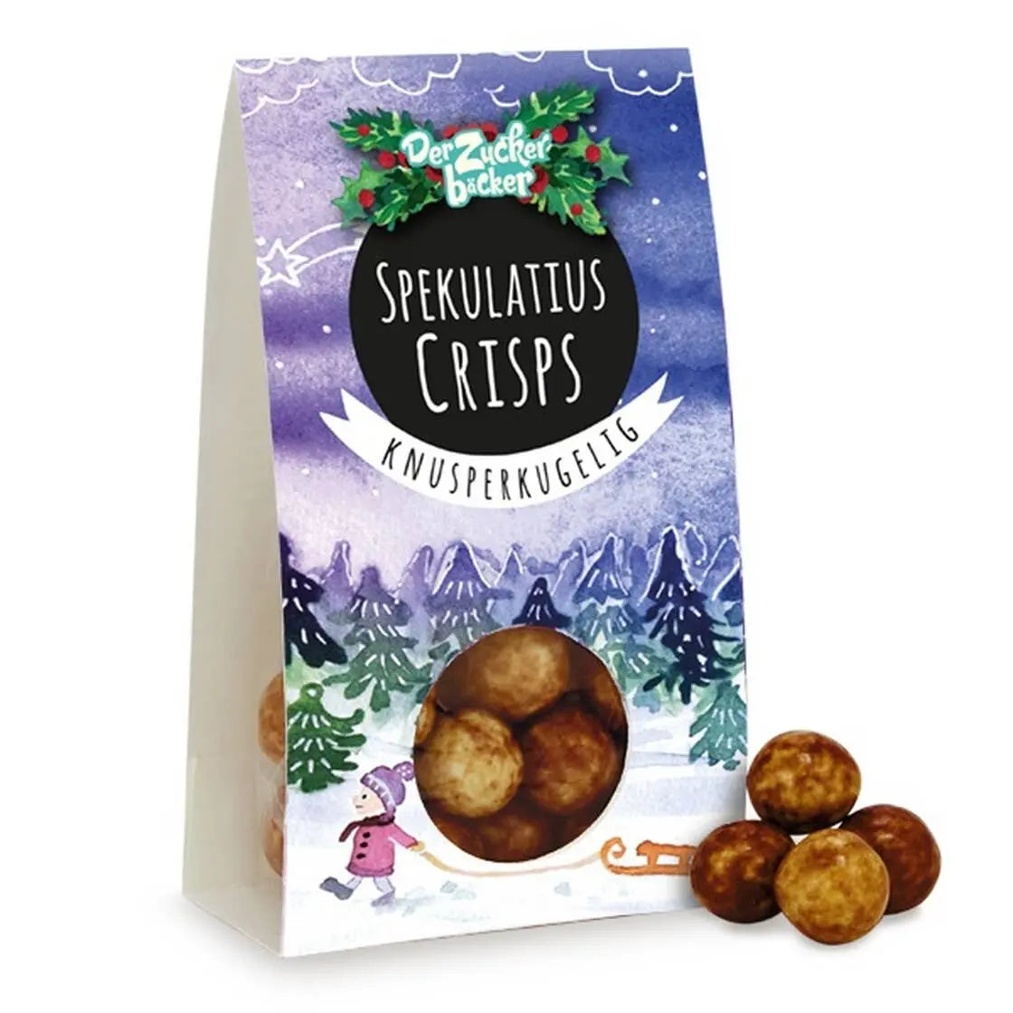 Sweet serving of speculoos crisps chocolate chip cookie balls Der Zuckerbäcker