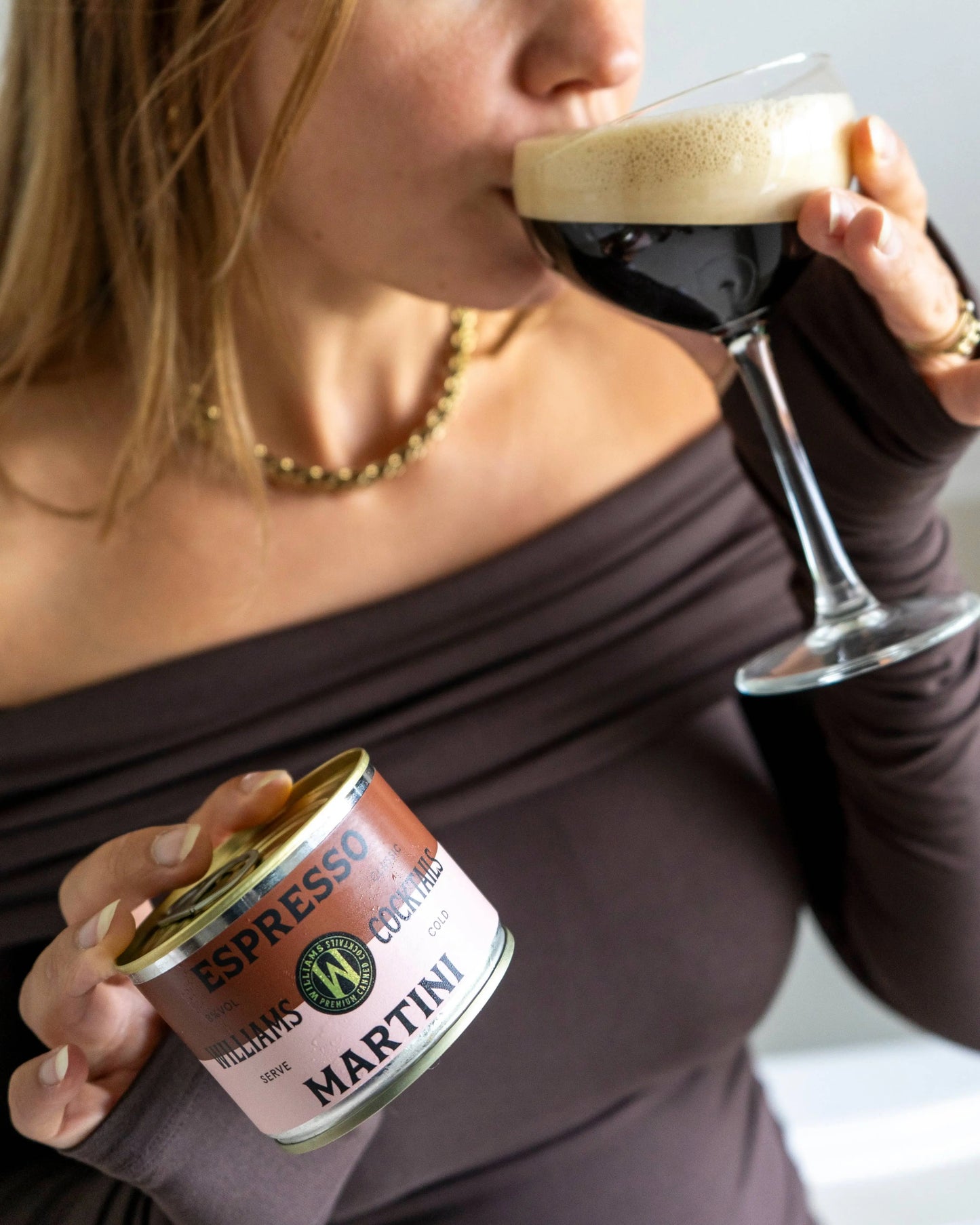 Espresso Martini Cocktail Williams Premium Canned Cocktails
