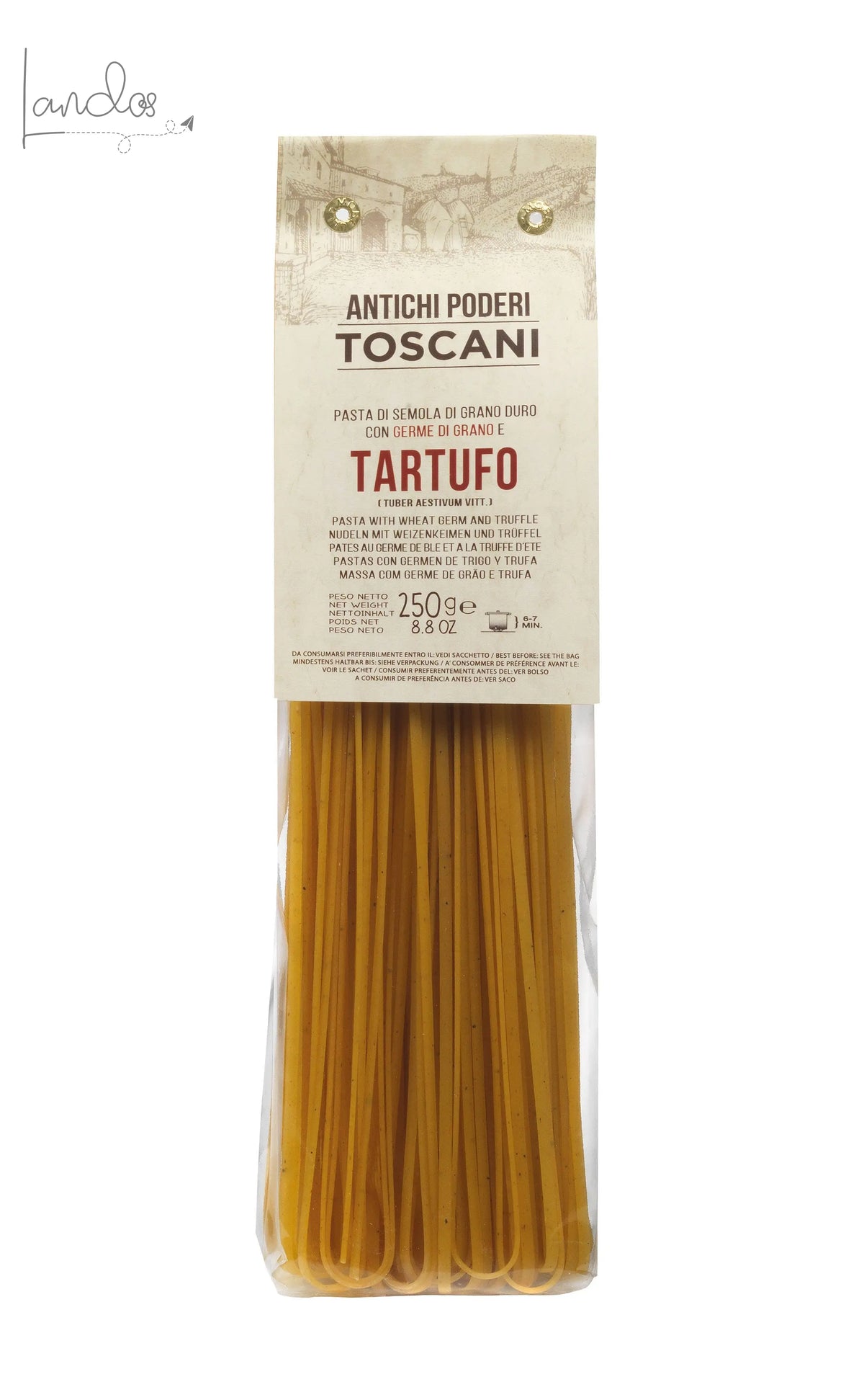 Artisanale Linguine mit Trüffel und Weizenkeim 250 g Antico Pastificio Morelli 1860
