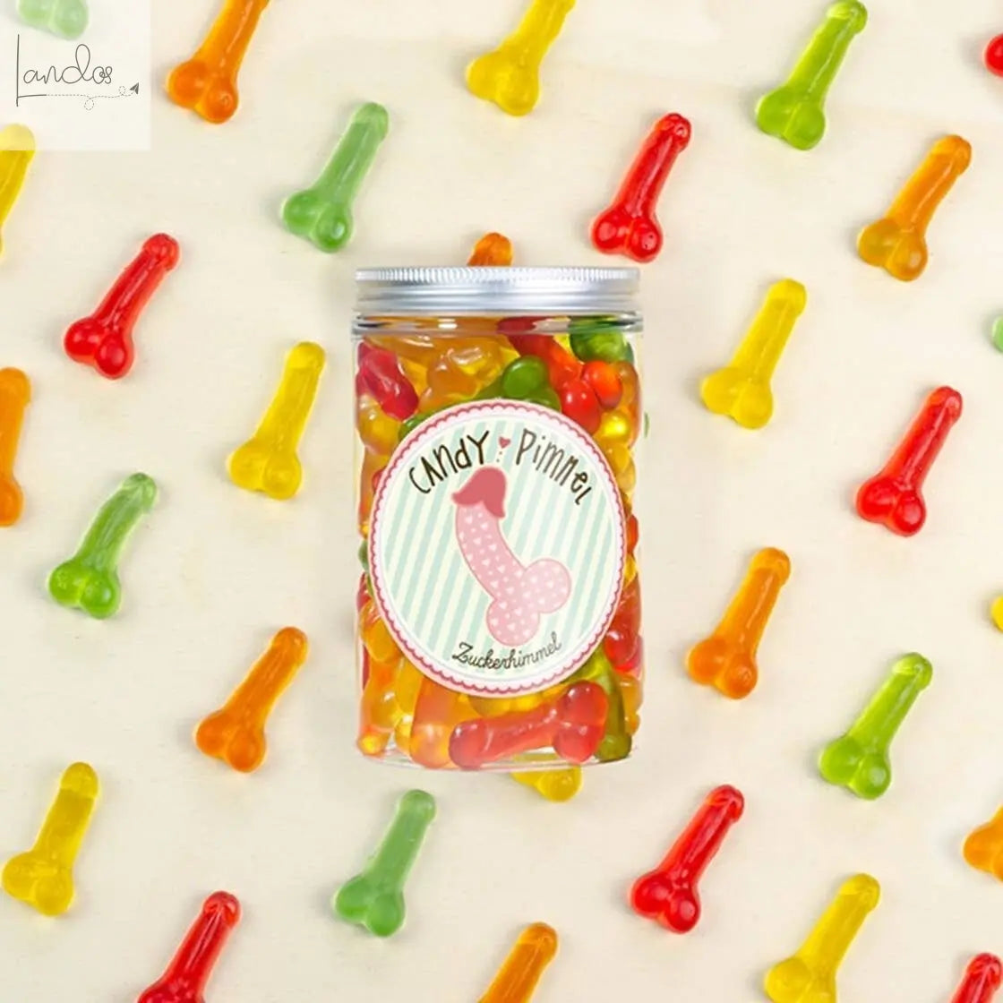 Candy Pimmel Naschdose M Fruchtgummi Penis Geschenkdose JGA Der Zuckerbäcker
