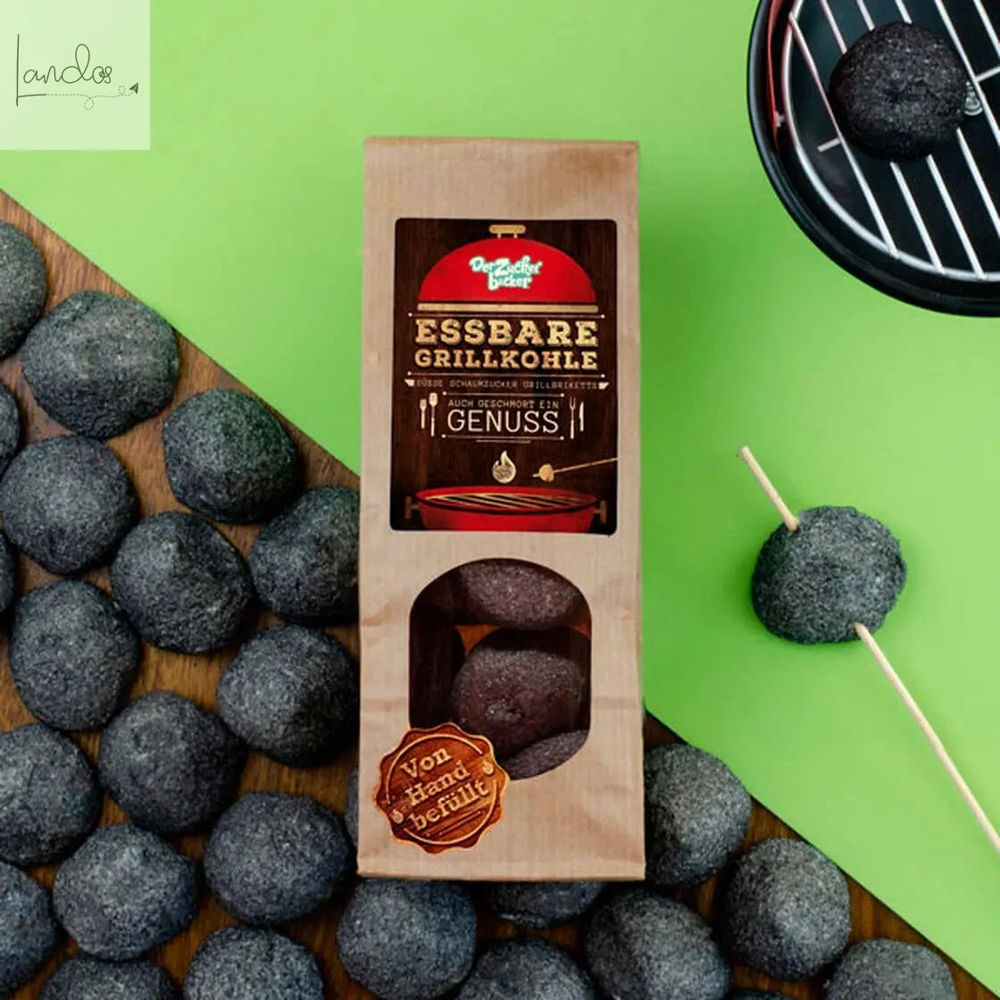 Die Essbare Grillkohle Wundertüte M Schwarze Marshmallows Der Zuckerbäcker