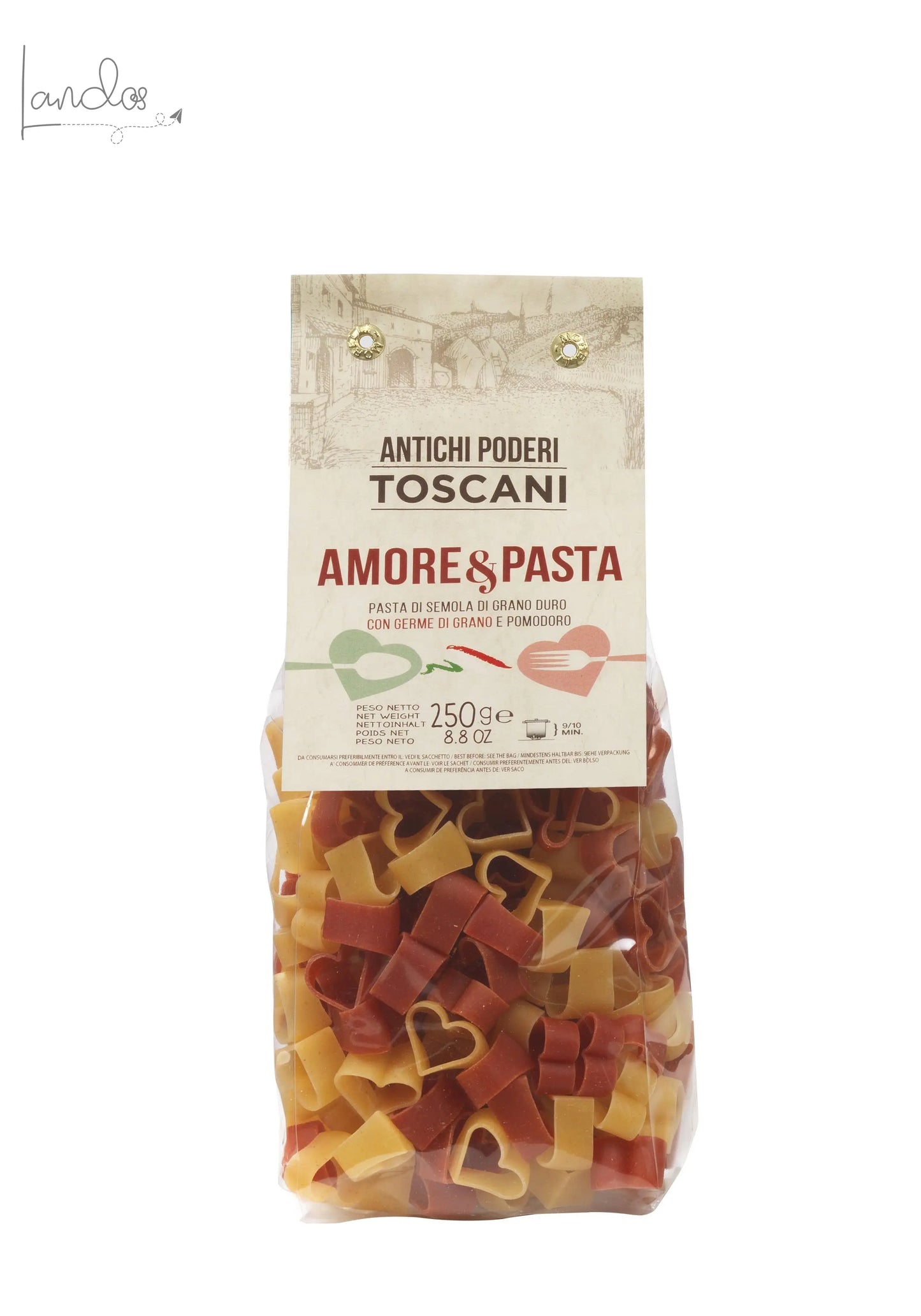 Italienische handwerklich hergestellte Pasta „Herz der Pasta“ 250 g Antico Pastificio Morelli 1860