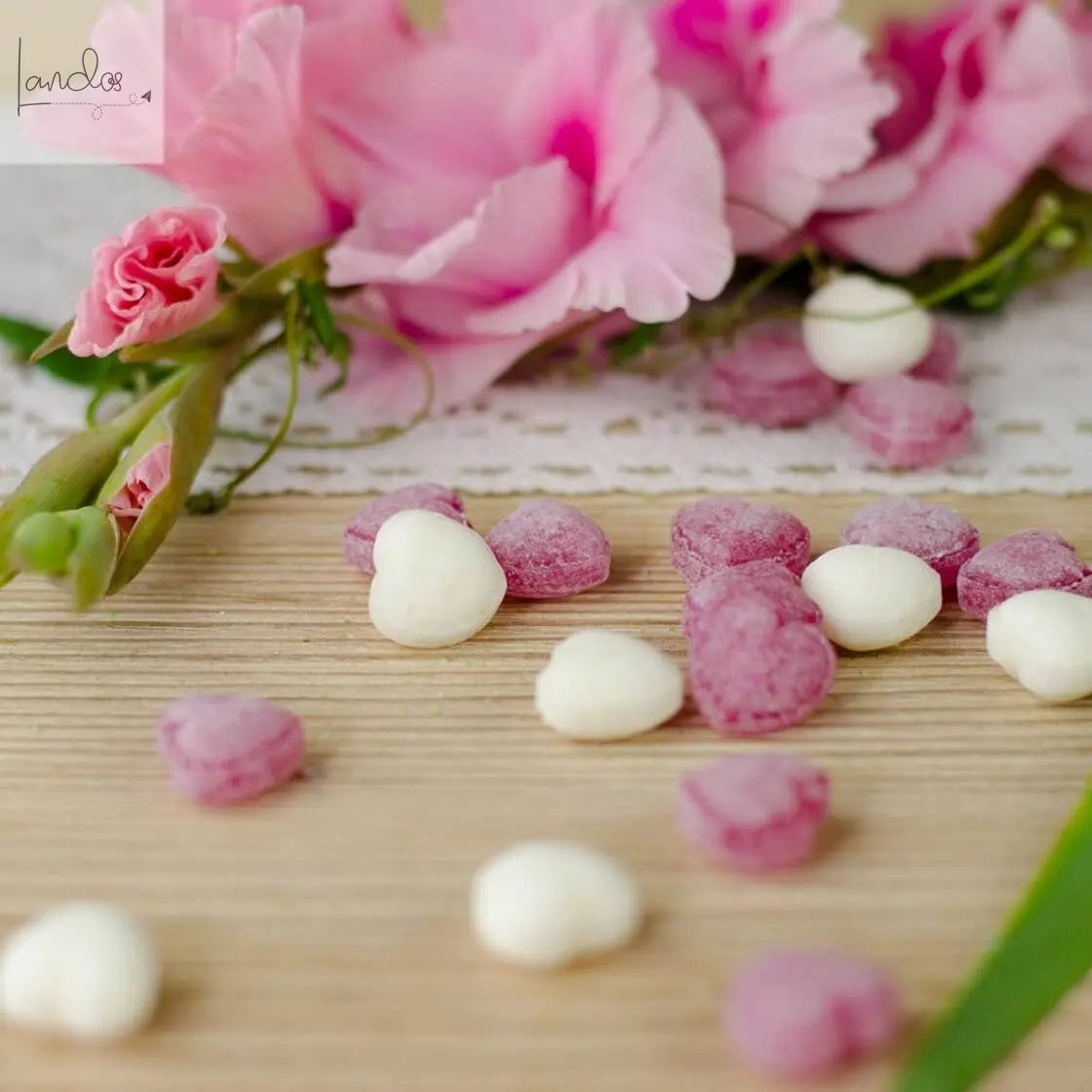 Naschbeutel Für Dich Bonbon Herzen vegan Geschenk Der Zuckerbäcker