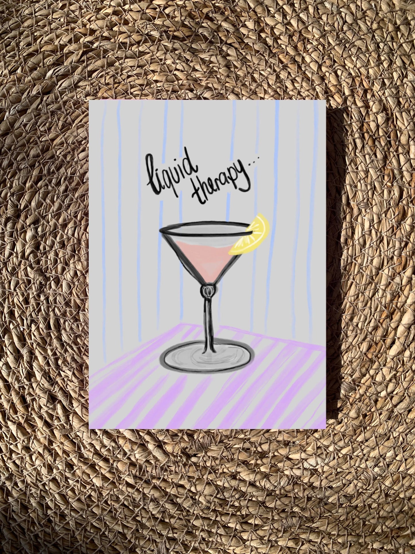 * Liquid Therapy * Postcard Ute Arnold / Hej.Ibiza