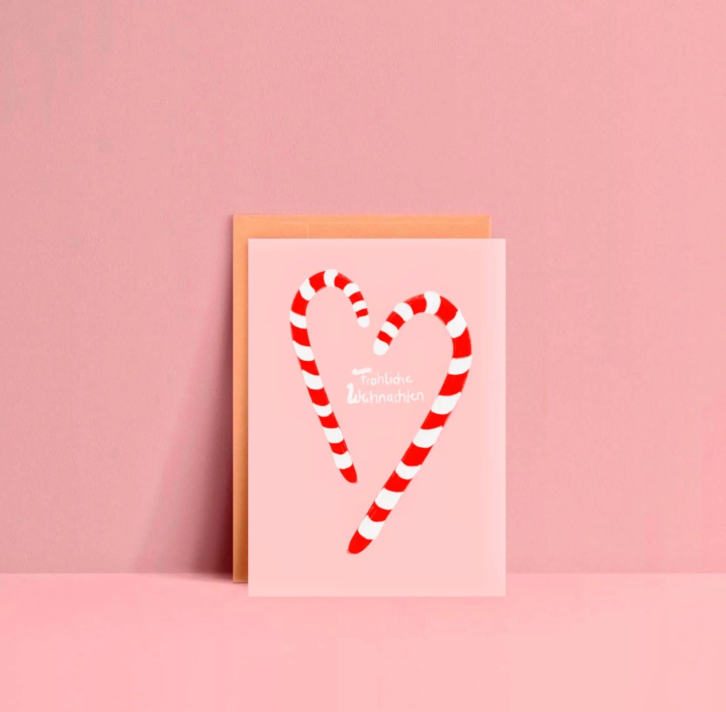 Postcard * Candy Canes* Merry Christmas Ute Arnold / Hej.Ibiza