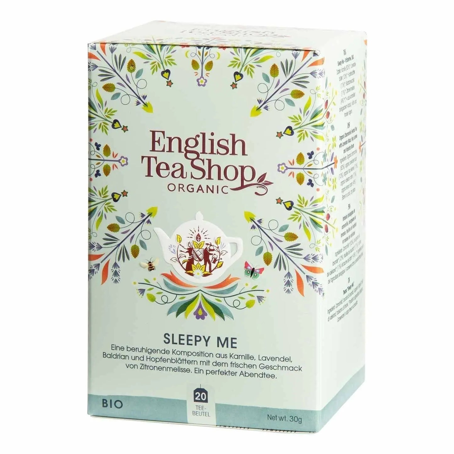 Sleepy Me, BIO Wellness Tea, 20 Tea Bags English Tea Shop