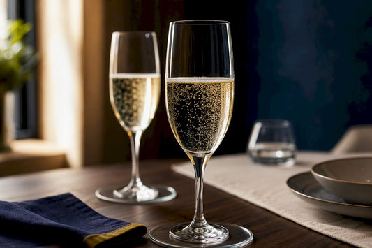 Geschmackstest: Zwei Gläser Prosecco im Vergleich