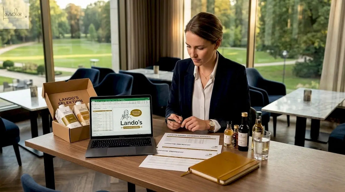 Eventmanager, der sich um die Auswahl der Getränke kümmert