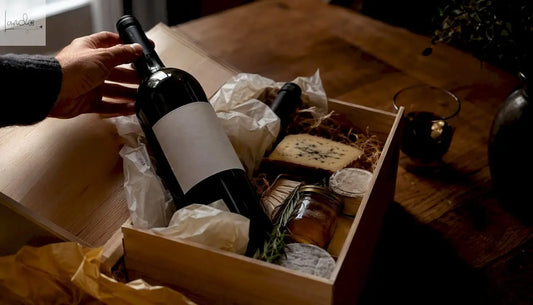 Edles Geburtstagsgeschenk: Feine Weine und ausgewählte Delikatessen für Genießer.