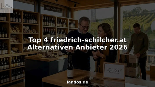 In einem österreichischen Weinfachgeschäft stöbern Kunden interessiert zwischen den Flaschen und entdecken die Vielfalt edler Tropfen.