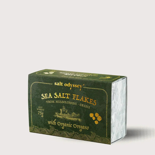 Meersalzflocken mit aus nachhaltigem Anbau-Oregano Salt Odyssey