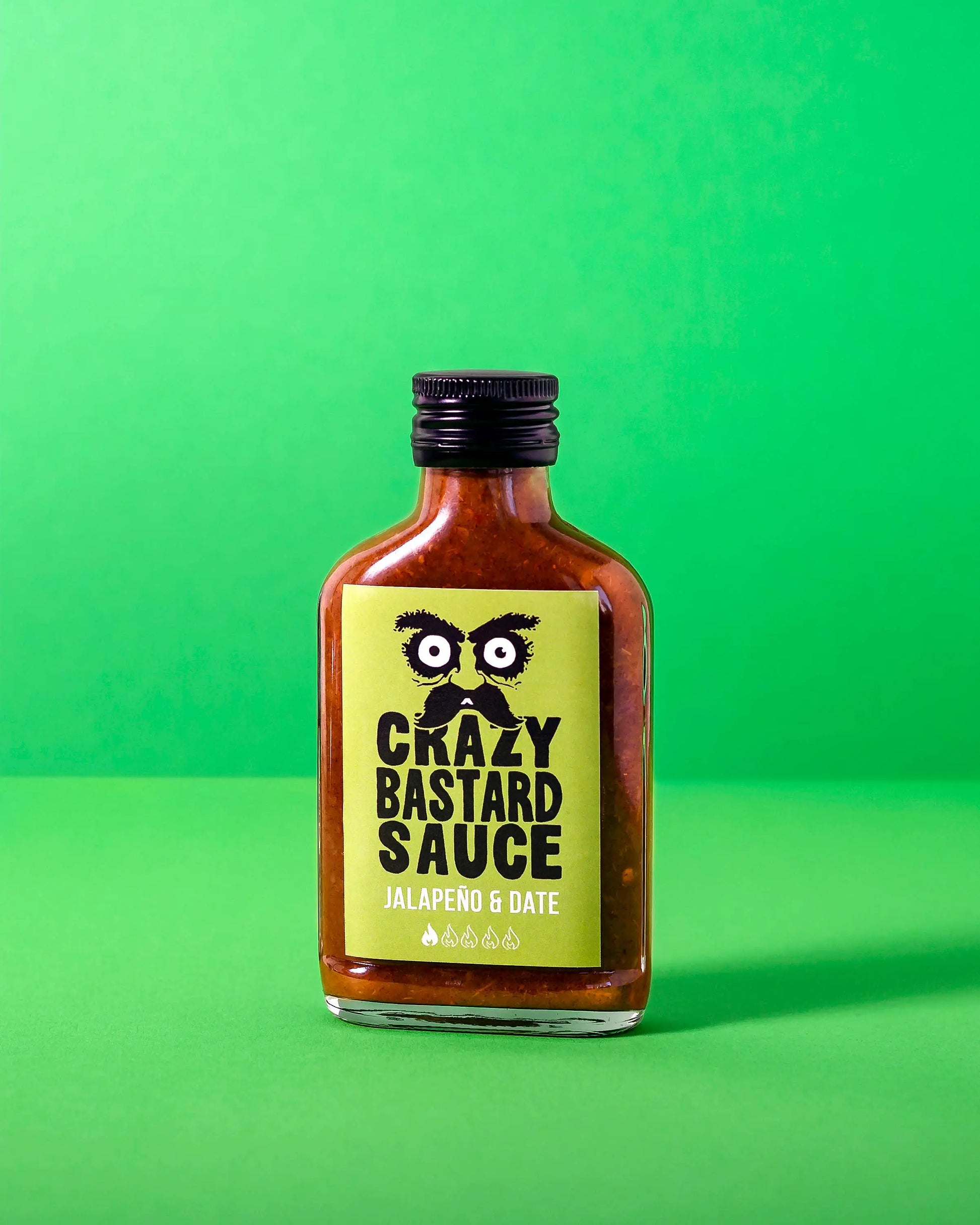 Jalapeño & Date 100ml Hot Sauce Crazy Bastard Sauce