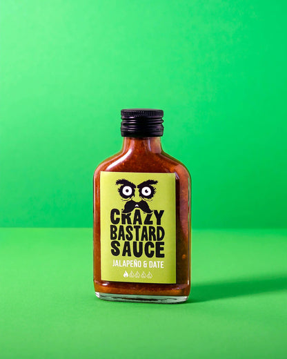 Jalapeño & Date 100ml Hot Sauce Crazy Bastard Sauce