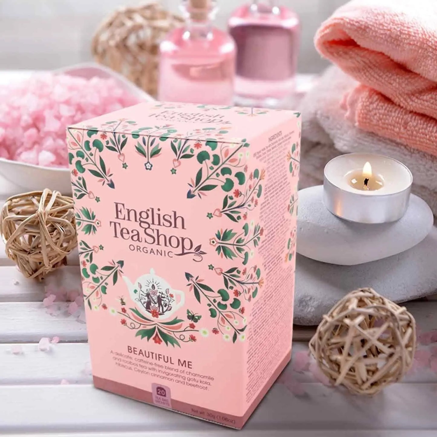 Beautiful Me, BIO Wellness Tea, 20 Tea Bags English Tea Shop