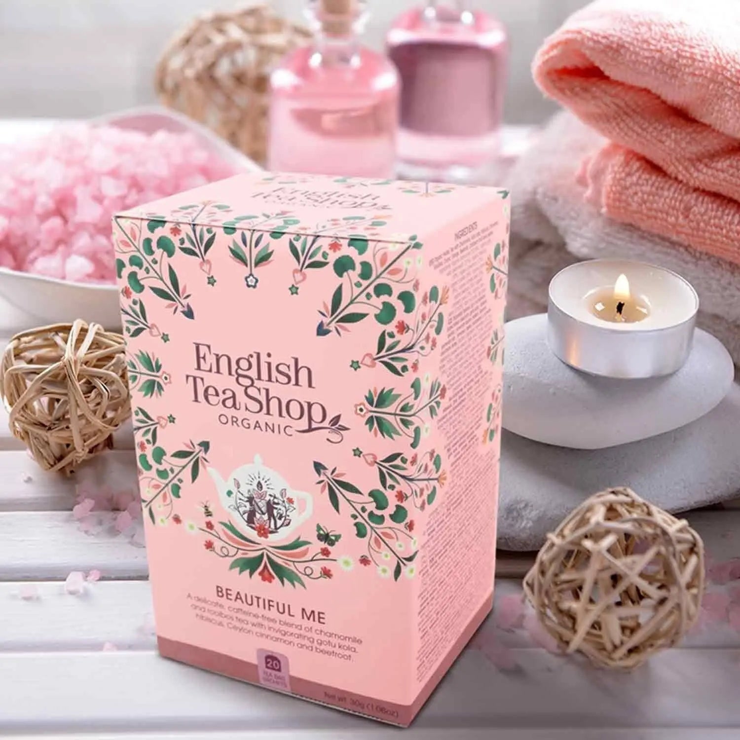 Beautiful Me, BIO Wellness Tea, 20 Tea Bags English Tea Shop
