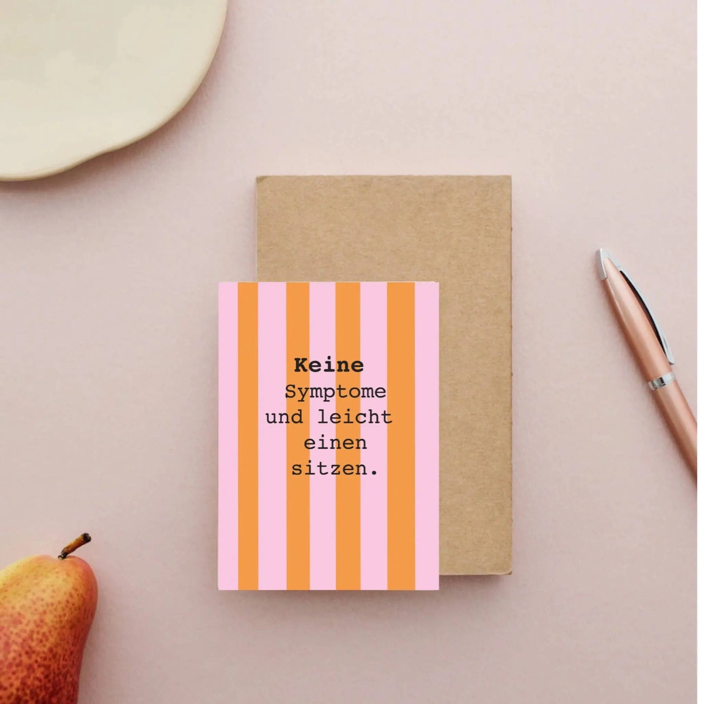 Postcard *No symptoms * Ute Arnold / Hej.Ibiza