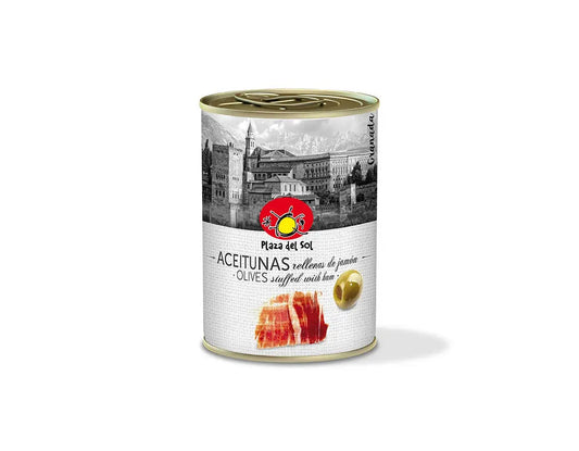 Green Olives Stuffed with Serrano Ham paste 280g Plaza del sol