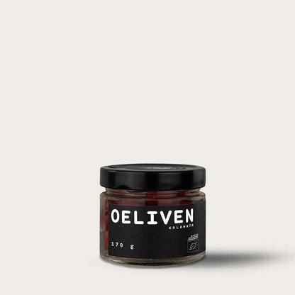 OeLiven Kalamata 170 g - organic black olives, with oregano O.E.L. - Thalassa GmbH & Co. KG