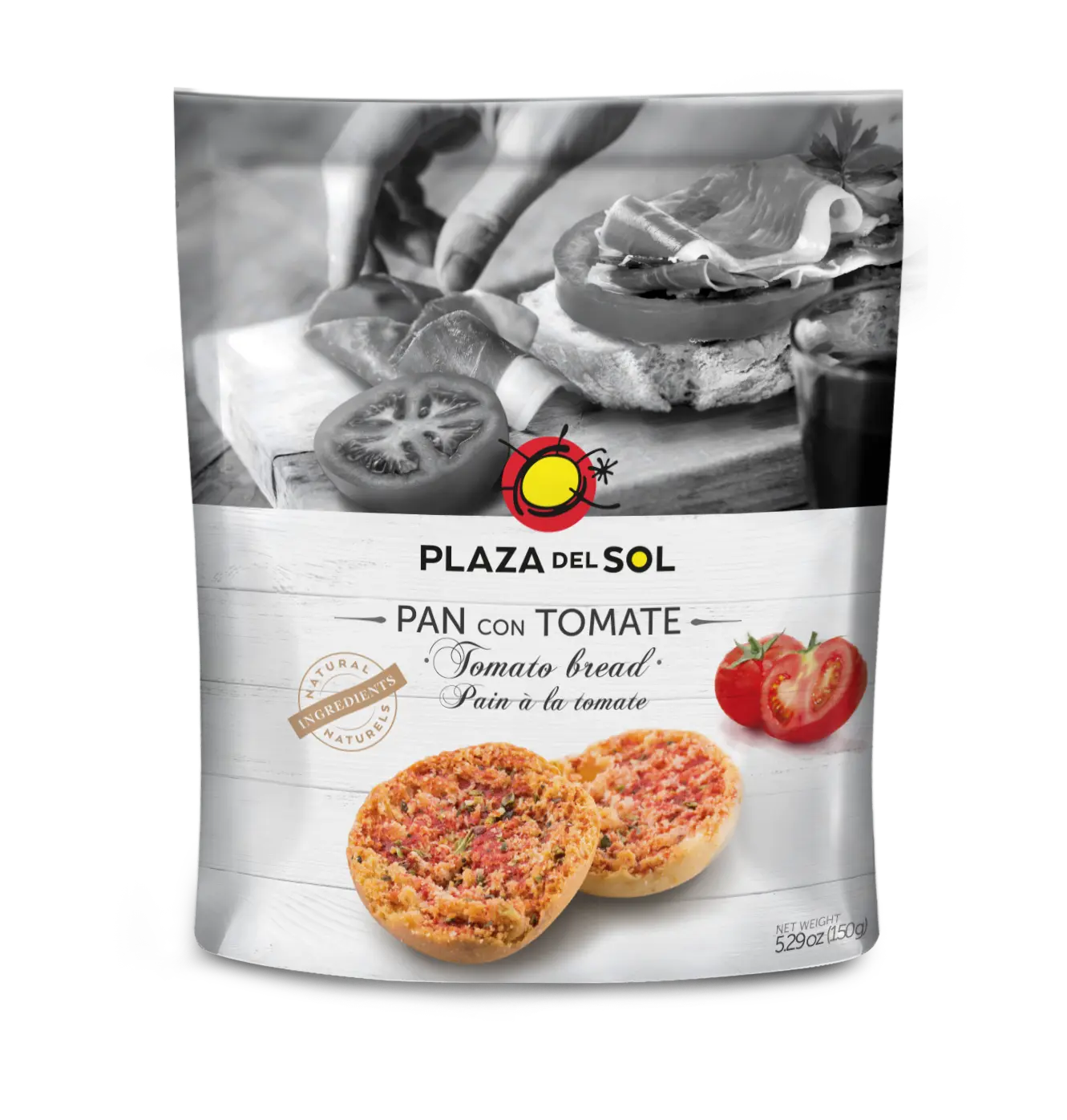 Baked Bread with Tomato & Origan 150 g Plaza del sol