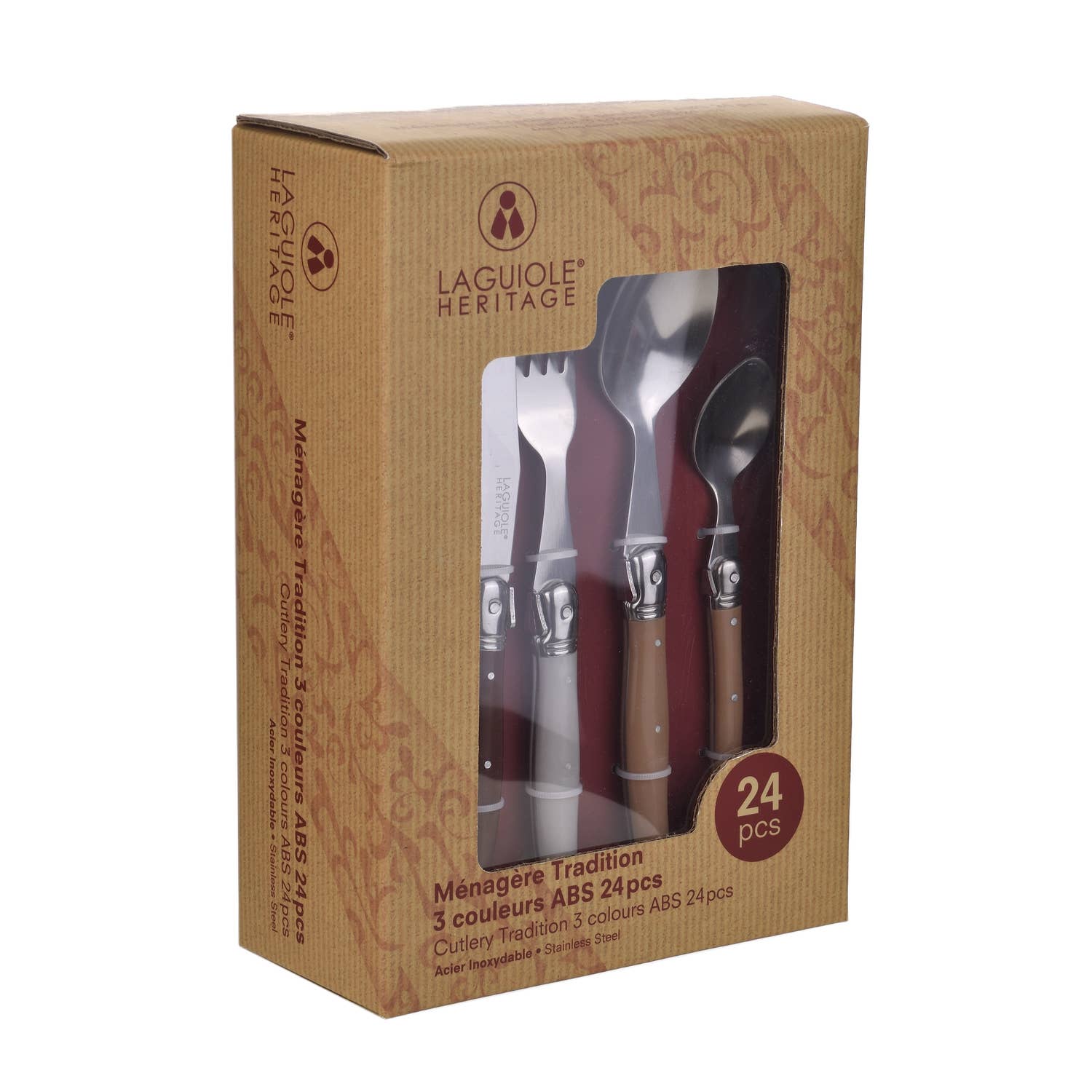 24-piece cutlery set LAGUIOLE HERITAGE