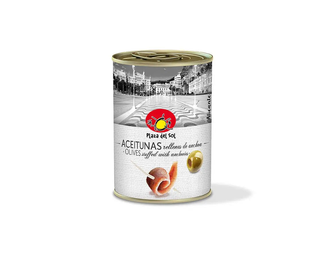 Green Olives Stuffed with Anchovy paste 280g Plaza del sol