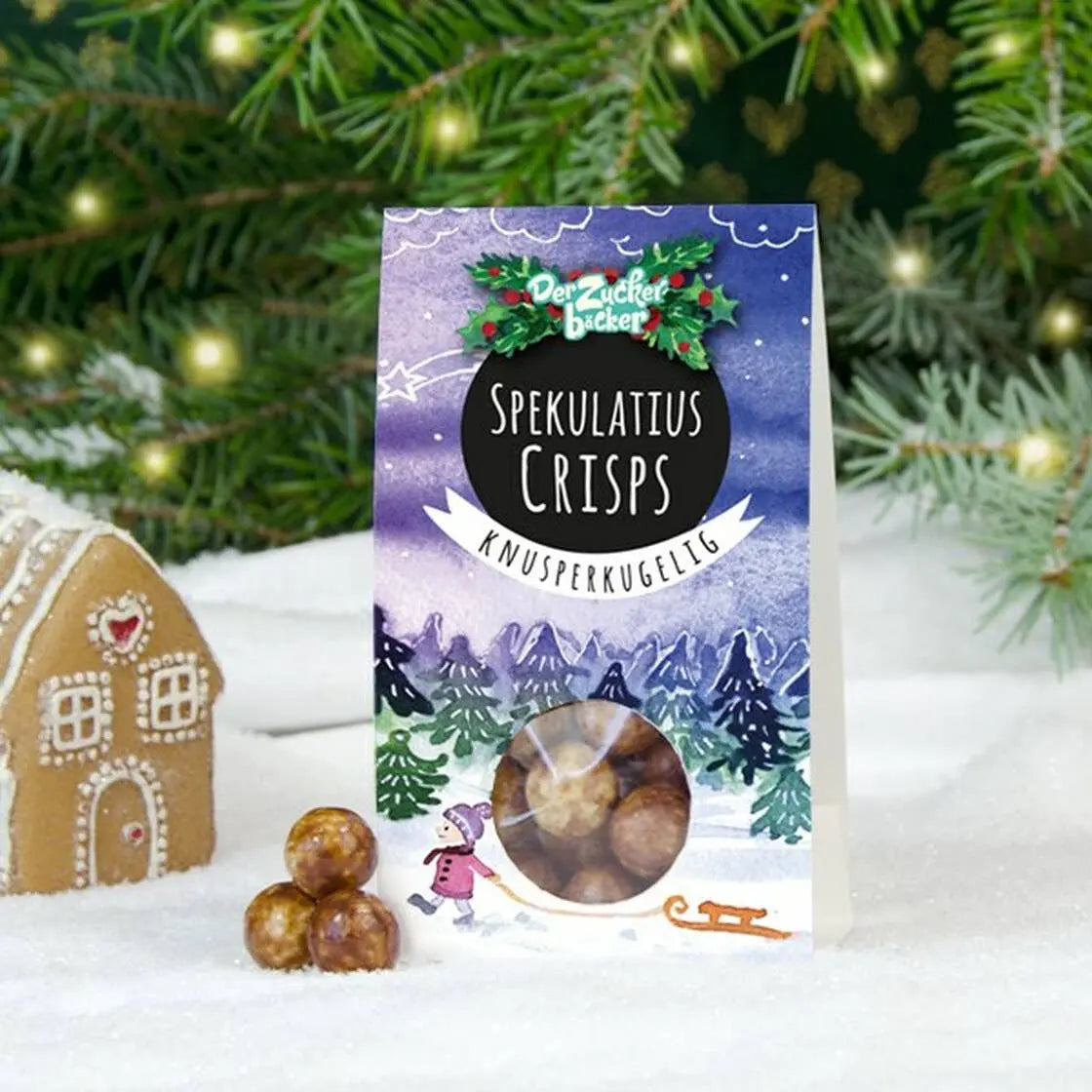 Sweet serving of speculoos crisps chocolate chip cookie balls Der Zuckerbäcker