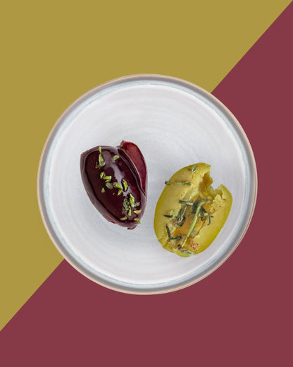 OELiven Mix-Variation 170 g - Gemischte Bio Oliven mit Kräutern O.E.L. - Thalassa GmbH & Co. KG