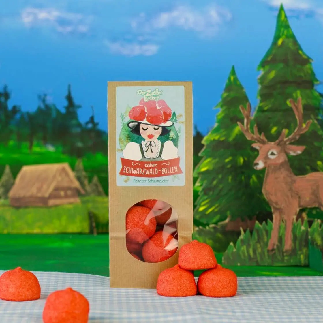 Schwarzwald-Bollen Lucky Bag Red Marshmallows Strawberry Der Zuckerbäcker