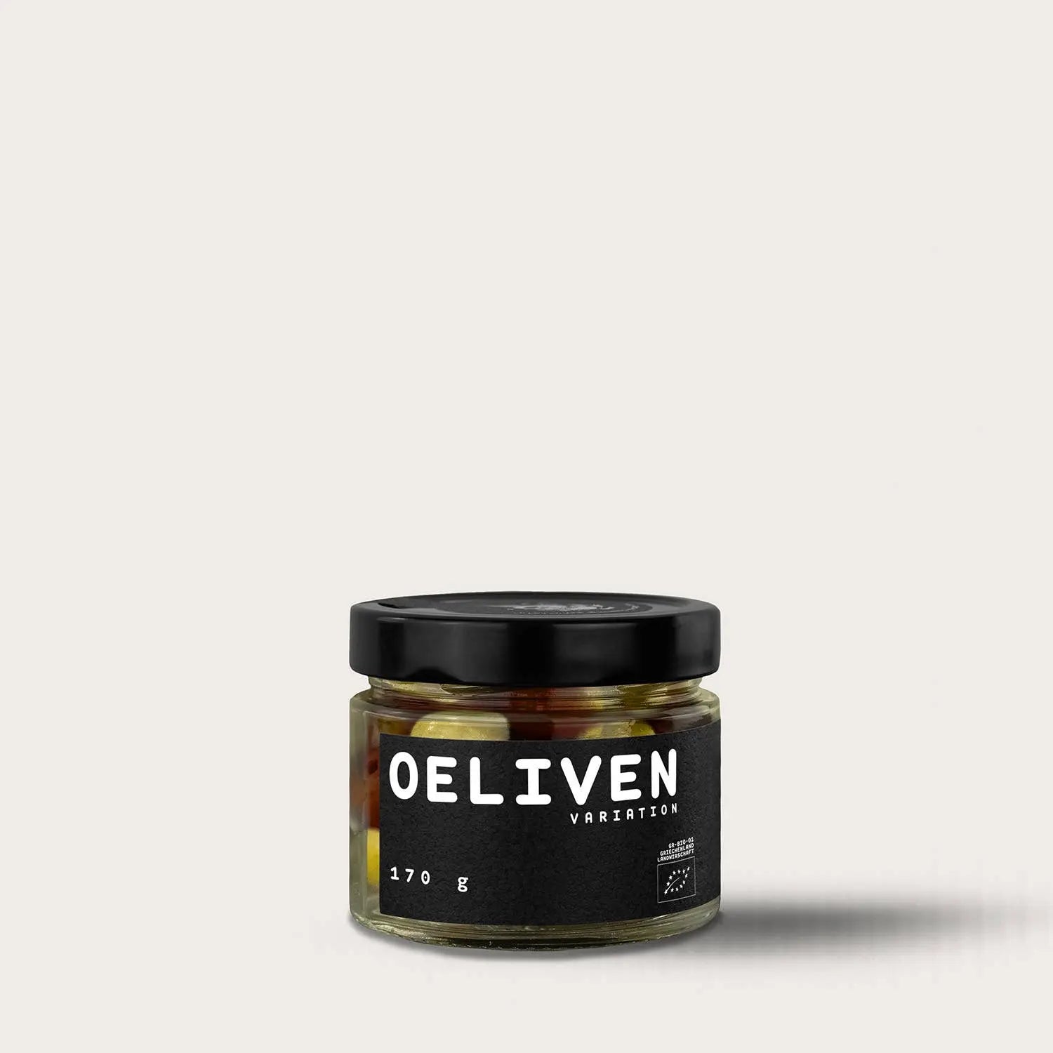 OELiven Mix-Variation 170 g - Gemischte Bio Oliven mit Kräutern O.E.L. - Thalassa GmbH & Co. KG
