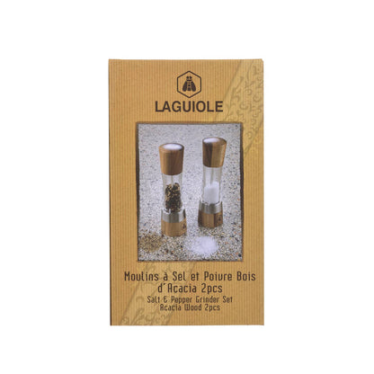 Laguiole SET OF 2 SALT MILLS & 1 PEPPER MILL Laguiole