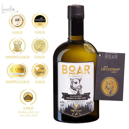 BOAR Blackforest Premium Dry Gin BOAR Distillery im Schwarzwald