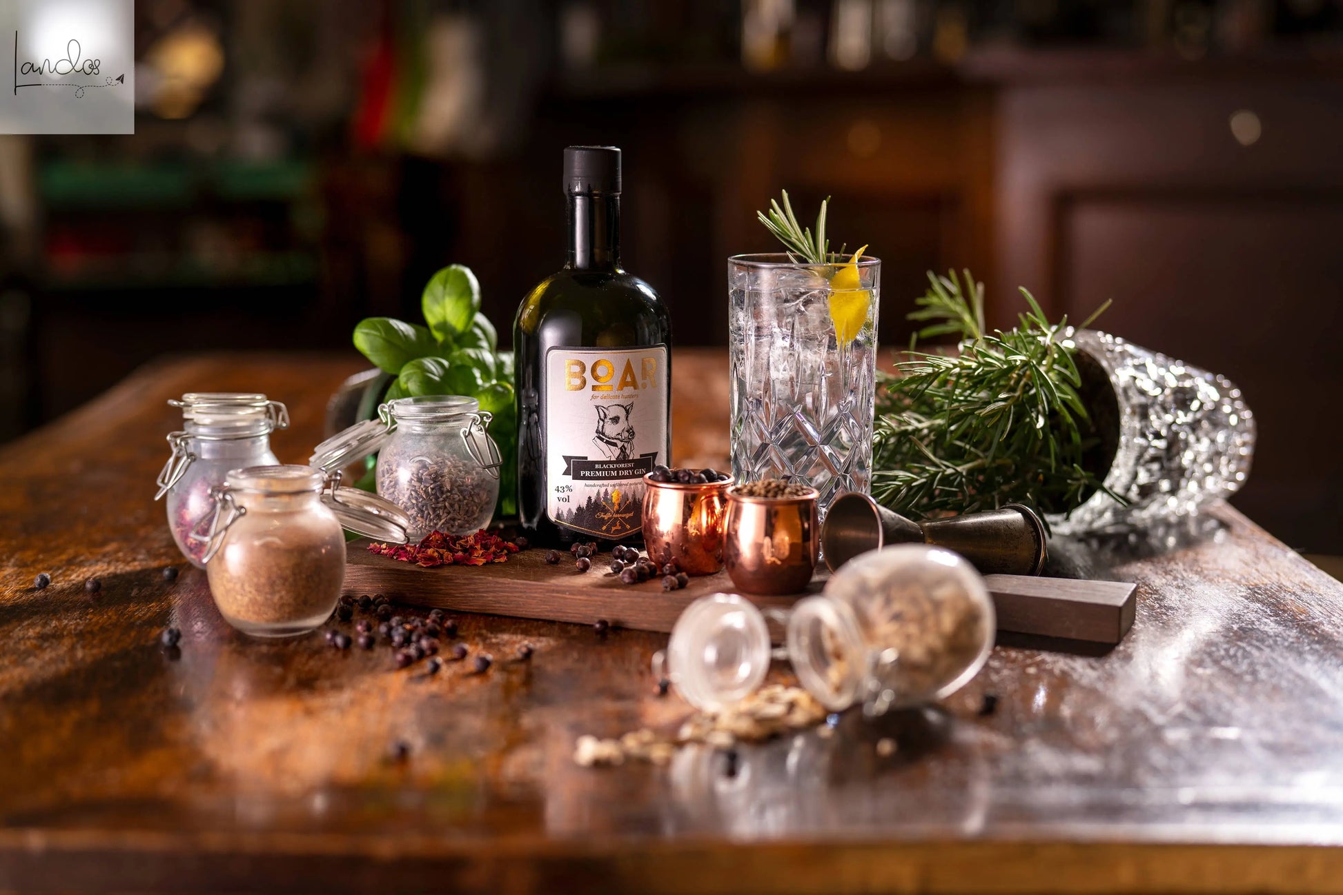 BOAR Blackforest Premium Dry Gin BOAR Distillery im Schwarzwald
