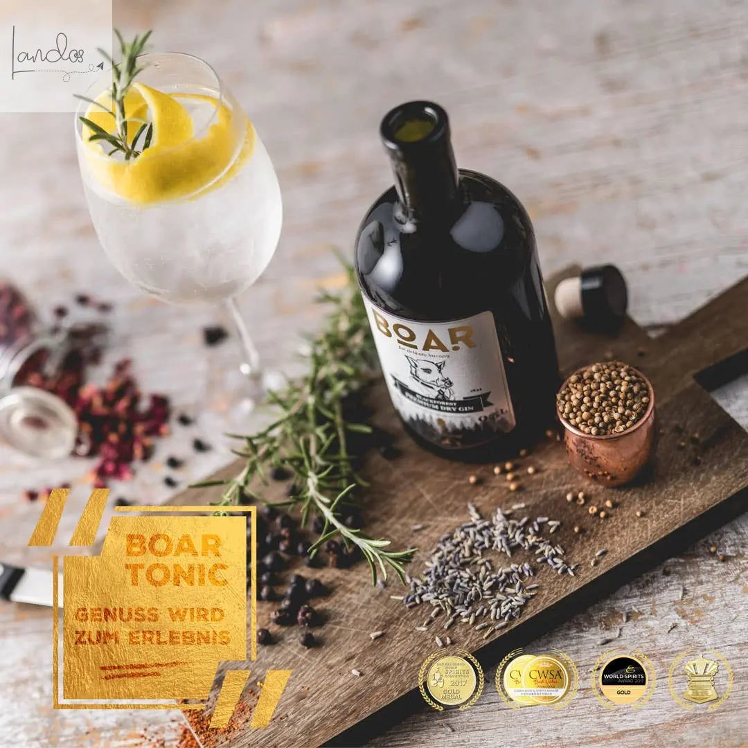 BOAR Blackforest Premium Dry Gin BOAR Distillery im Schwarzwald