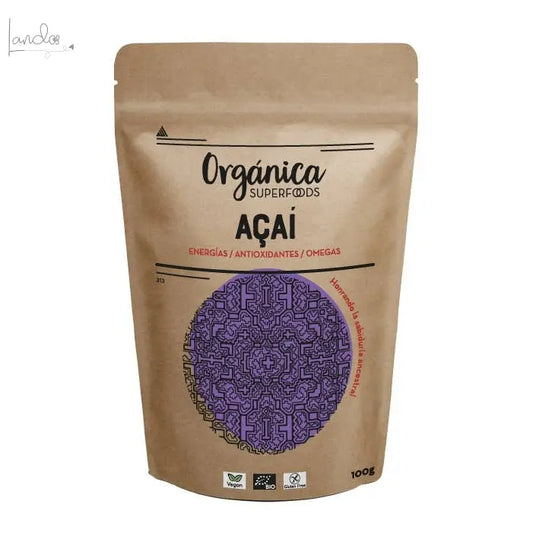 Bio-Açaí-Pulver – 100 g Orgánica Superfoods SL