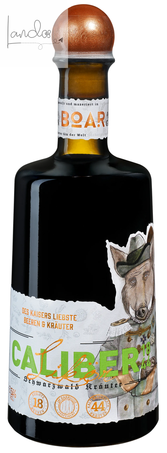 Caliber1844 - Schwarzwald Gin-Likör mit Beeren & Kräutern BOAR Distillery im Schwarzwald