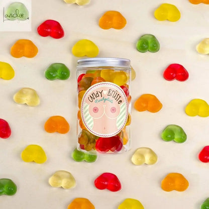 Candy Brüste Naschdose M Fruchtgummi Geschenkdose für JGA Der Zuckerbäcker