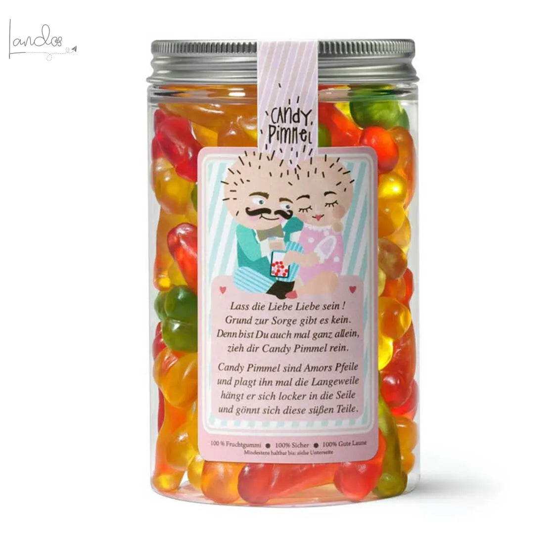 Candy Pimmel Naschdose M Fruchtgummi Penis Geschenkdose JGA Der Zuckerbäcker
