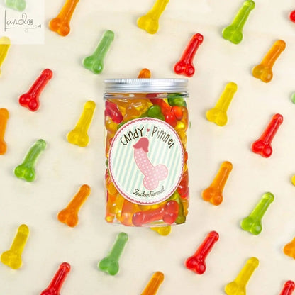 Candy Pimmel Naschdose M Fruchtgummi Penis Geschenkdose JGA Der Zuckerbäcker