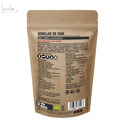 Chiasamen – 200 g Orgánica Superfoods SL