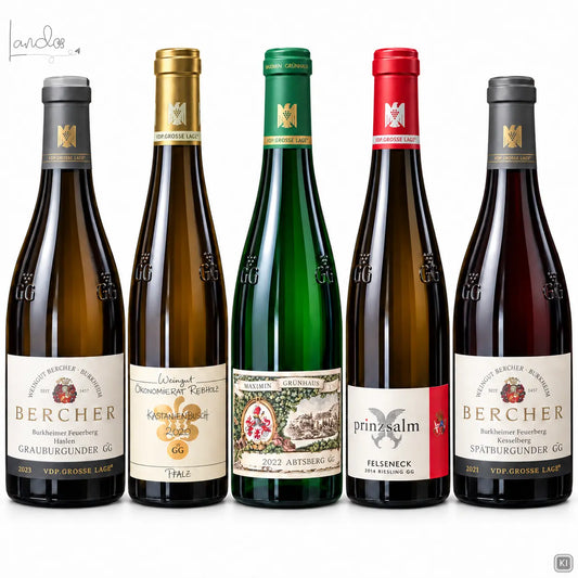 GG Paket mit fünf Grossen Gewächsen aus deutschen Spitzenlagen