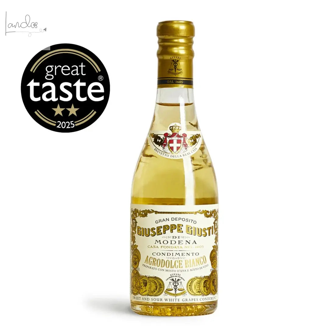 Giusti Agrodolche Bianco Traditionsflasche Schlumberger