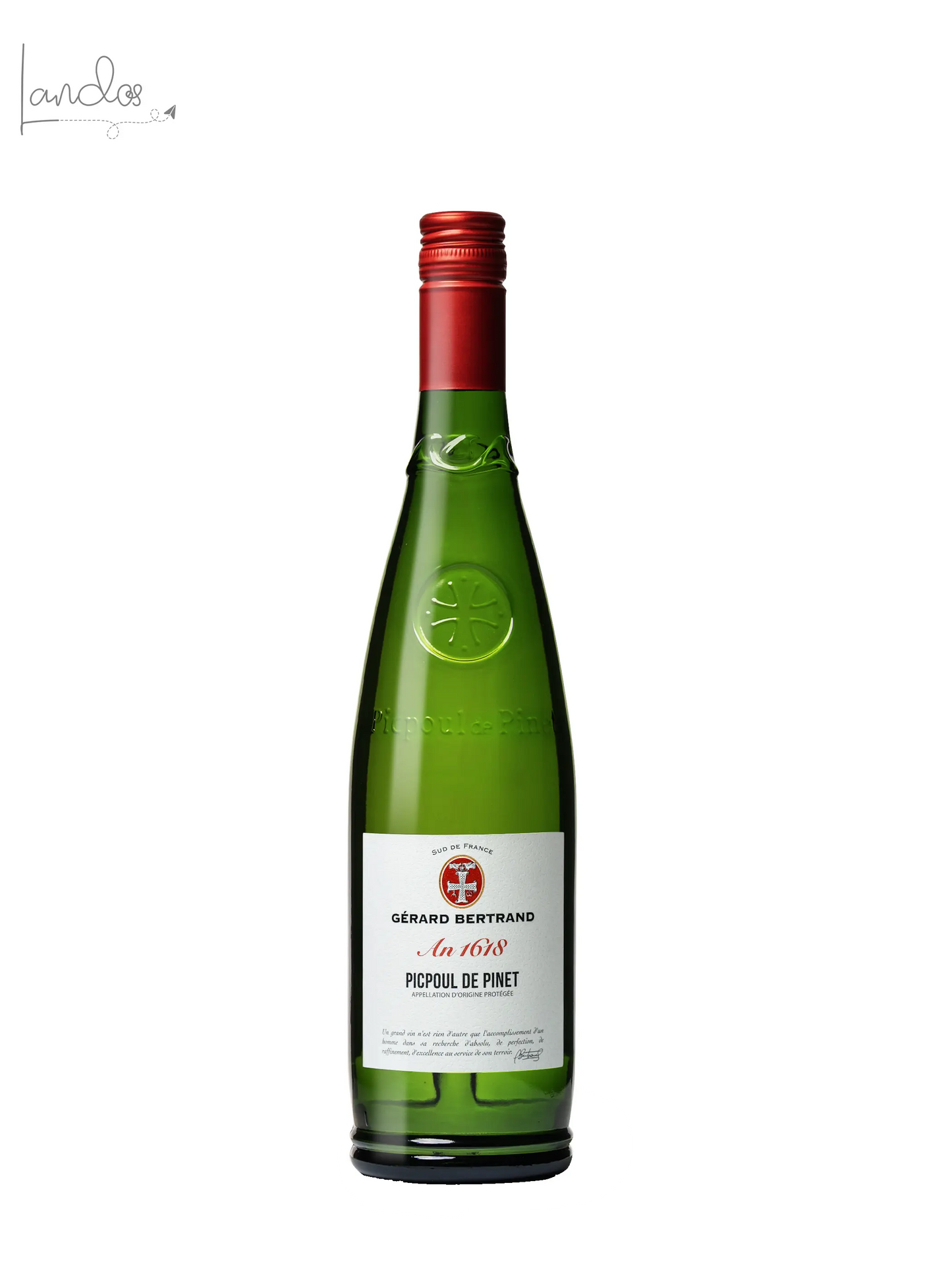 Héritage "An 1618" Picpoul de Pinet 2024 75cl Weißwein Gérard Bertrand