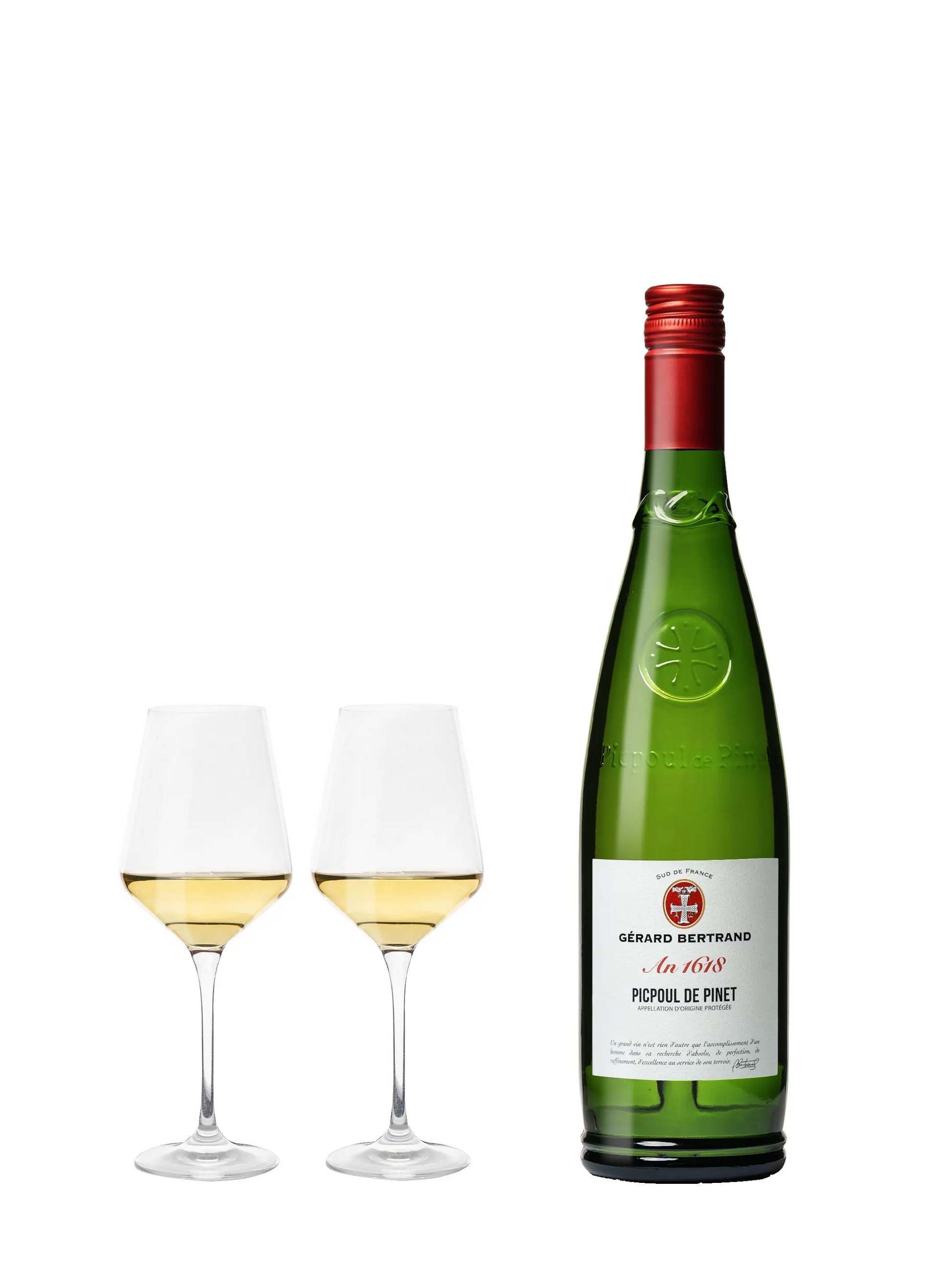 Héritage "An 1618" Picpoul de Pinet 2024 75cl Weißwein Gérard Bertrand
