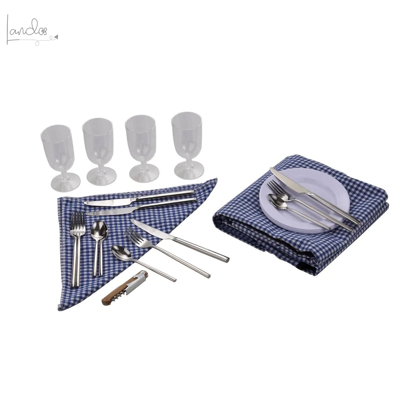 LAGUIOLE, Picknickkorb für 4 Personen, Laguiole