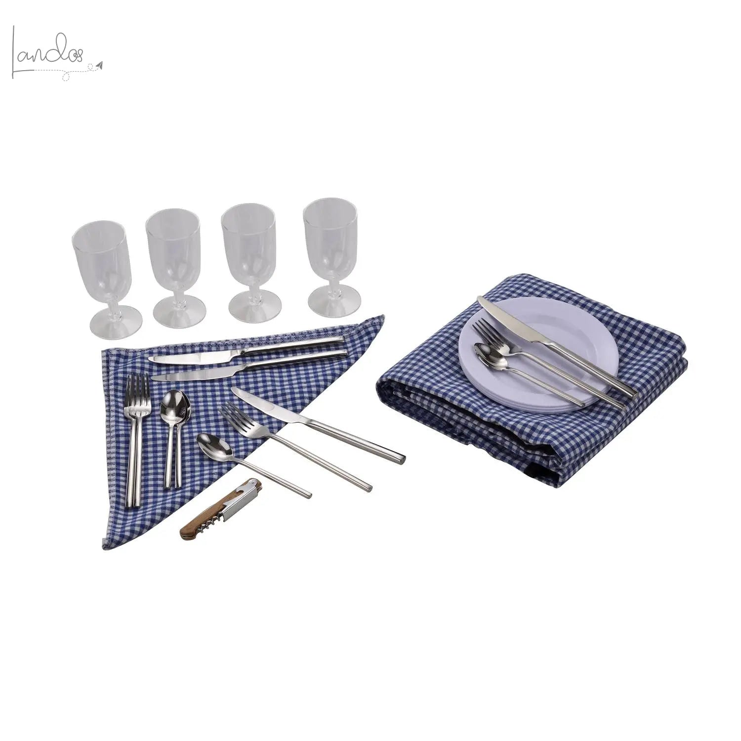 LAGUIOLE, Picknickkorb für 4 Personen, Laguiole