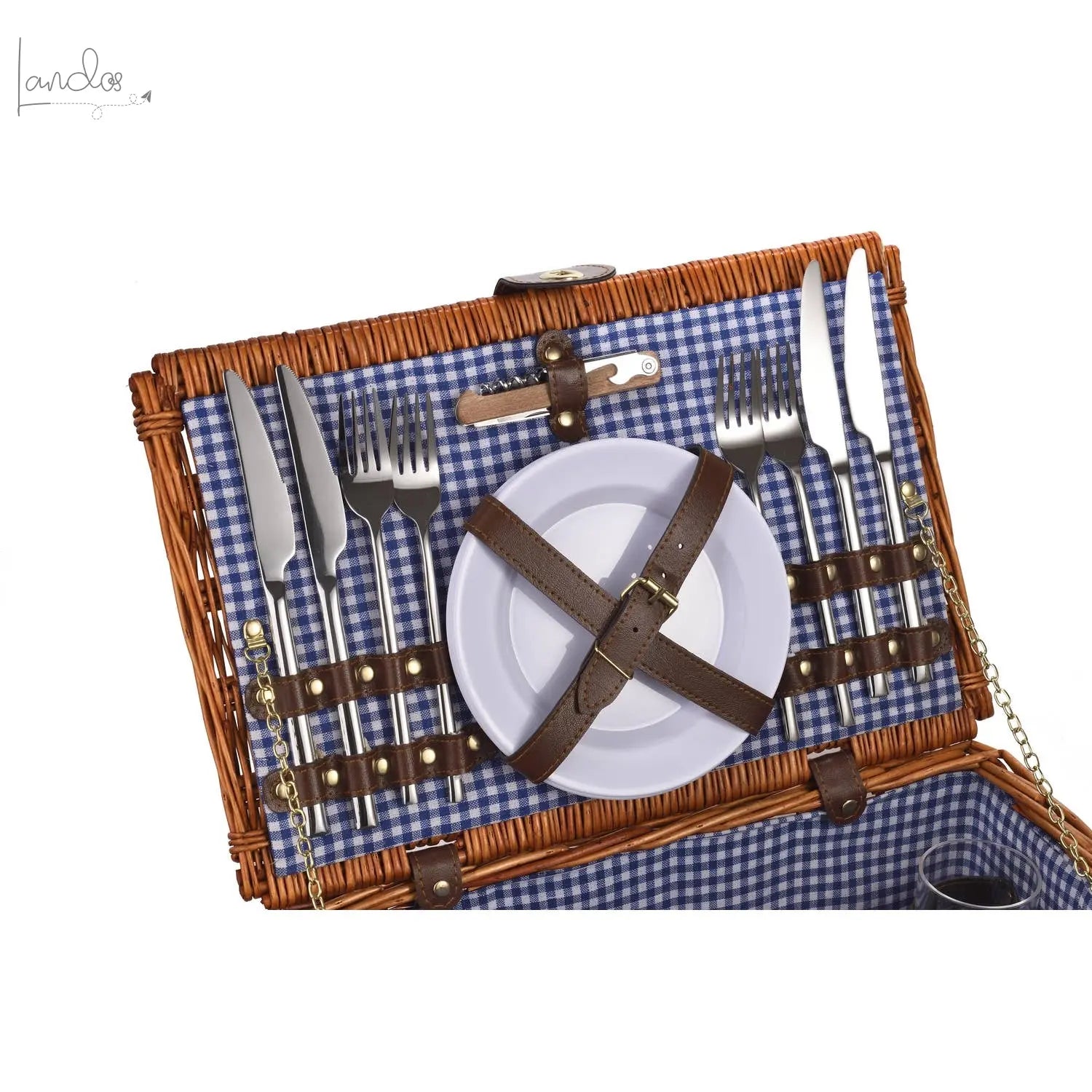 LAGUIOLE, Picknickkorb für 4 Personen, Laguiole