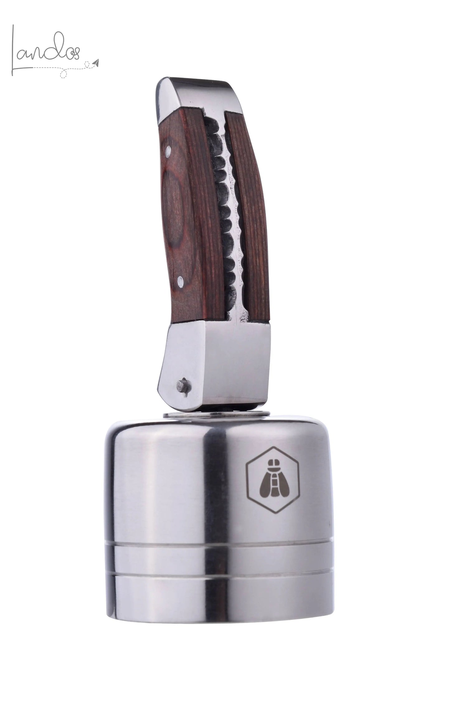 Laguiole Champagnerflaschenverschluss mit Holzgriff Laguiole
