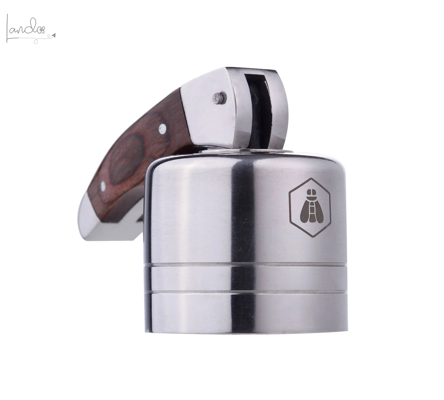 Laguiole Champagnerflaschenverschluss mit Holzgriff Laguiole